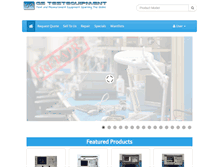 Tablet Screenshot of gstestequipment.com